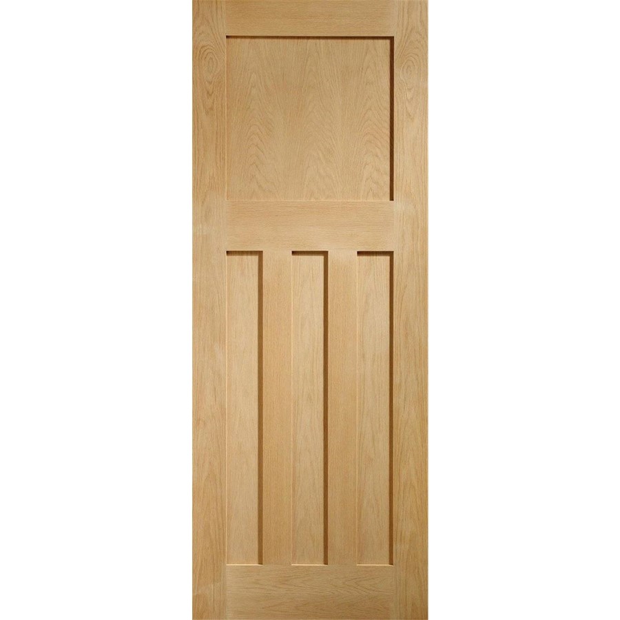 Internal Oak 1930s 4-Panel Door - Pre-Finished - 1981 x 838 x 35mm - DX - XL Joinery
