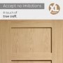 Internal Oak Pre-Finished Shaker 4-Panel Door - Pre-Finished - 1981 x 686 x 35mm - XL Joinery
