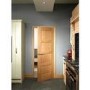 Internal Oak Pre-Finished Shaker 4-Panel Door - Pre-Finished - 1981 x 686 x 35mm - XL Joinery