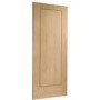 Internal Oak One-Panel Door - Pre-Finished - 1981 x 762 x 35mm - Pattern 10 - XL Joinery
