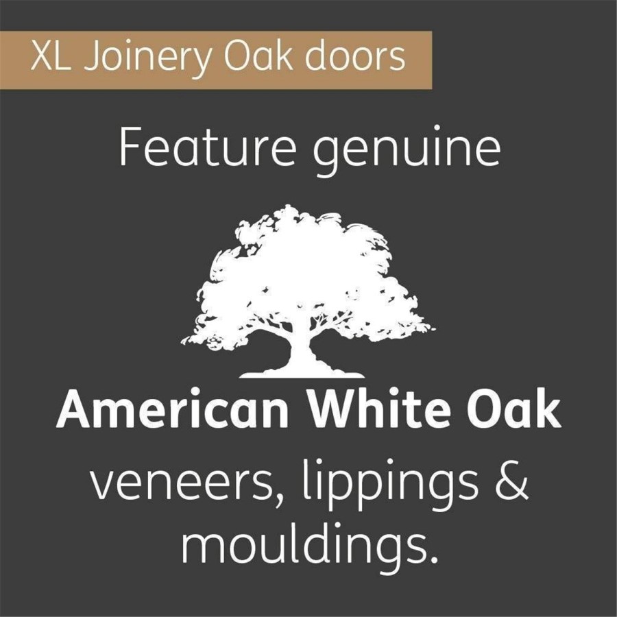 Internal Oak Victorian 4-Panel Door - Pre-Finished - 1981 x 610 x 35mm - Victorian - XL Joinery