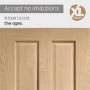 Internal Oak Victorian 4-Panel Door - Pre-Finished - 1981 x 610 x 35mm - Victorian - XL Joinery
