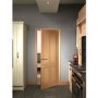 Internal Oak Victorian Shaker 4-Panel FD30 Fire Door - Pre-Finished - 1981 x 762 x 44mm - Victoria - XL Joinery