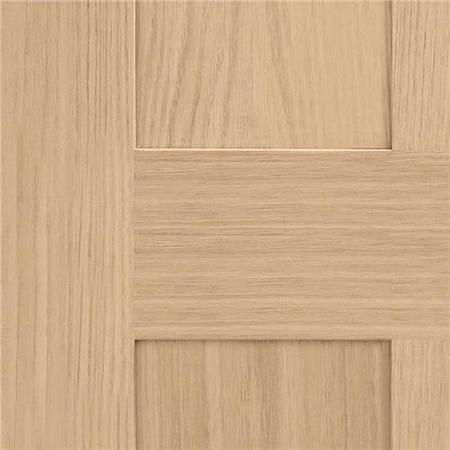 Internal Oak Victorian Shaker 4-Panel FD30 Fire Door - Pre-Finished - 1981 x 762 x 44mm - Victoria - XL Joinery