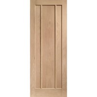 Internal Oak 3-Panel Door - Pre-Finished - 2040 x 926 x 40mm - Worcester - XL Joinery