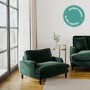 Dog Sofa Bed in Green Velvet - Payton