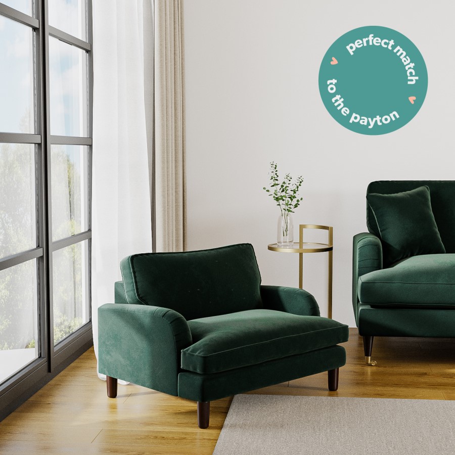 Dog Sofa Bed in Green Velvet - Payton