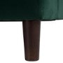 Dog Sofa Bed in Green Velvet - Payton