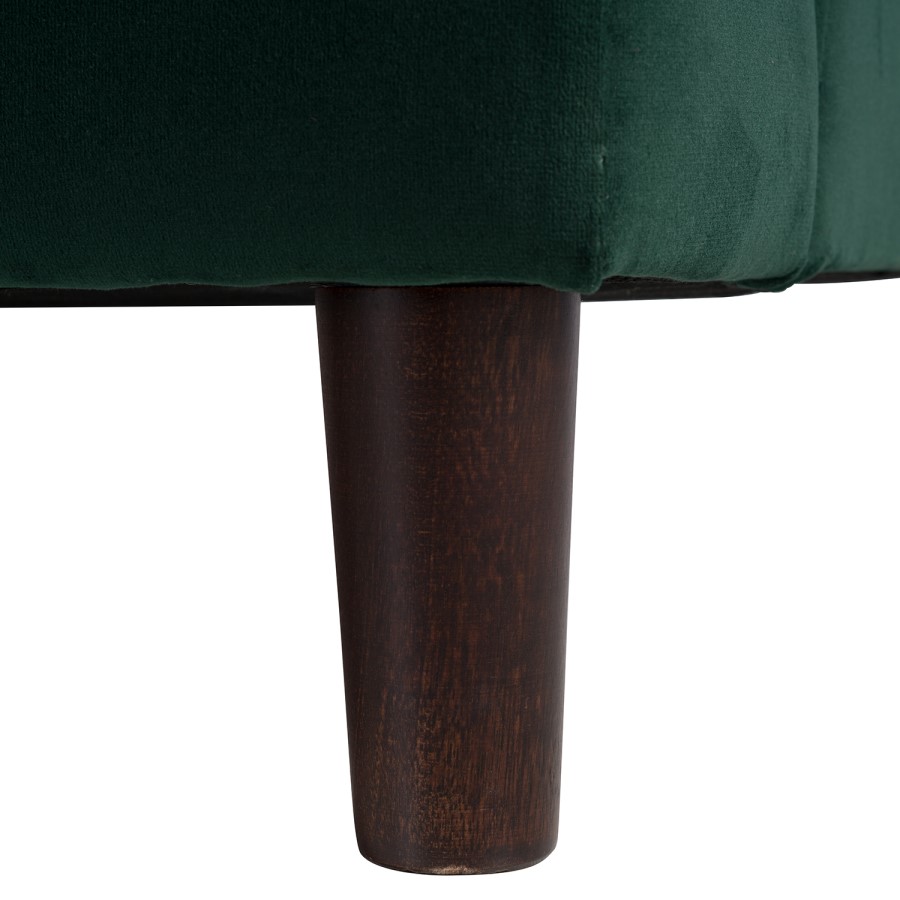 Dog Sofa Bed in Green Velvet - Payton