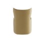 Yellow Chenille Highback Armchair - Paloma