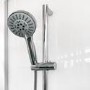 Vidalux Pure -1200x800mm White Right-Hand Offset Quadrant Shower Cabin with Hydro Shower Set & Shower Tray
