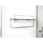 Vidalux Pure - 800x800mm White Quadrant Shower Cabin with Hydro Shower Set with Shower Tray