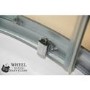 Vidalux Pure - 800x800mm Black Quadrant Shower Cabin with Hydro Shower Set with Shower Tray