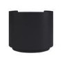 Black and Marble-Effect 2 Drawer Bedside Table - Raffaele