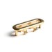 Brushed Brass Overflow Cover Suitable for Ontario Palma & Roma
