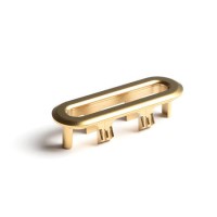 Brushed Brass Overflow Cover Suitable for Ontario Palma & Roma