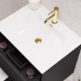 Brushed Brass Overflow Cover Suitable for Ontario Palma & Roma