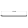 1000mm Brushed Brass Curved Glass Shower Screen for Wet Room & Walk In Shower - Raya