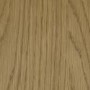 Oak Double Wooden Bed Frame With Upholstered Curved Headboard - Reece