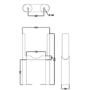 Reggio Anthracite Three Column Traditional Radiator Feet