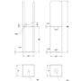 Riace Anthracite Designer Radiator Feet -Suitable for Flat Double Panel Radiator