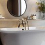 Antique Brass Traditional Bath Shower Mixer - Ripley