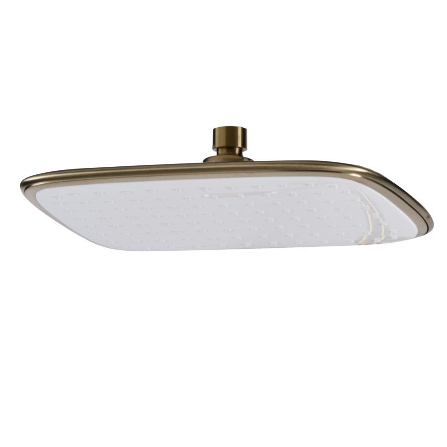 Triton Push Button Bar Diverter Thermostatic Mixer Shower Set - Brass