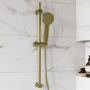 Brushed Brass 3 Function Round Slide Rail Kit - Arissa