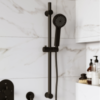 Matt Black 3 Function Round Slide Rail Kit - Arissa