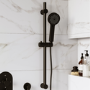 Matt Black 3 Function Round Slide Rail Kit - Arissa