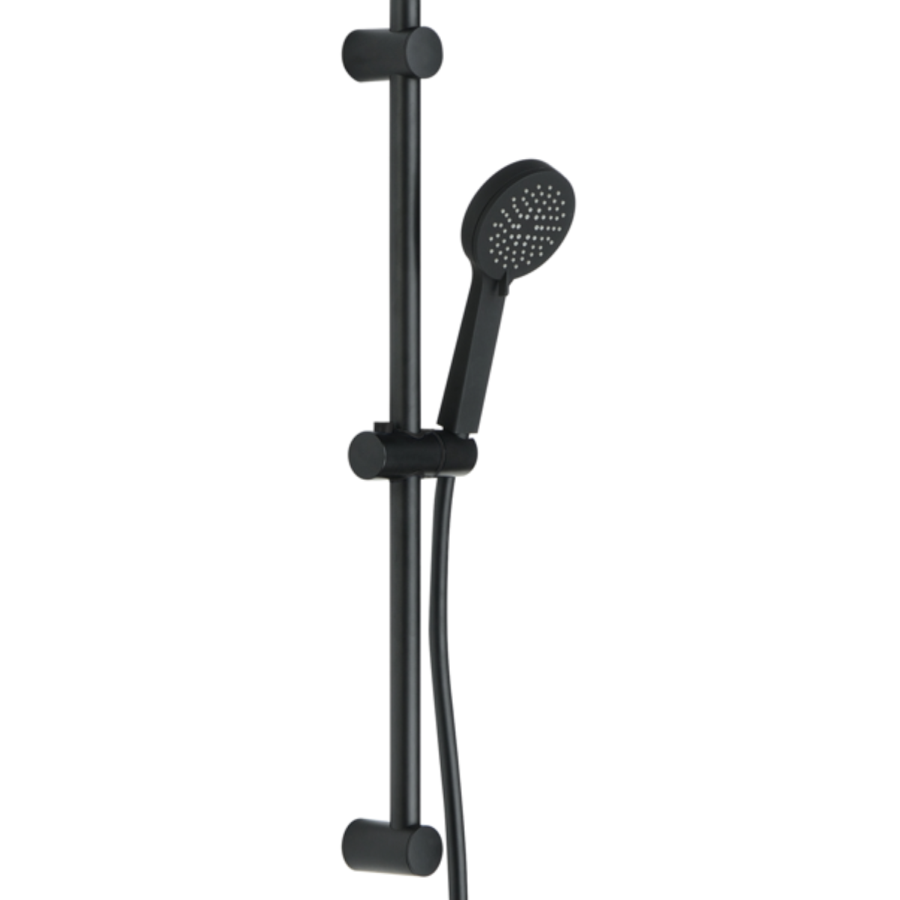 Matt Black 3 Function Round Slide Rail Kit - Arissa