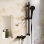Matt Black 3 Function Round Slide Rail Kit - Arissa