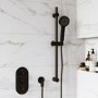 Matt Black 3 Function Round Slide Rail Kit - Arissa