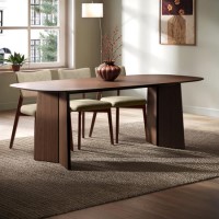 Large Walnut Dining Table - Seats 6 - 8 - Rivo
