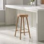 ONLY OPENED - Rayne Weathered Oak Counter Stool
