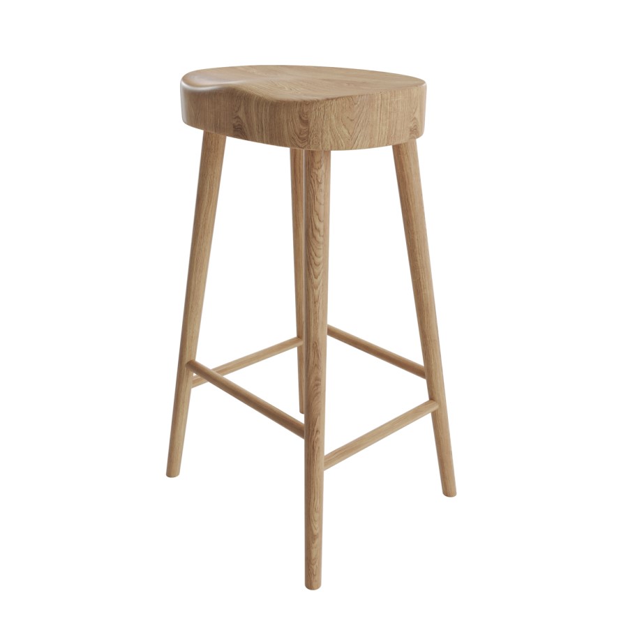 ONLY OPENED - Rayne Weathered Oak Counter Stool