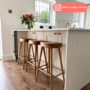 ONLY OPENED - Rayne Weathered Oak Counter Stool