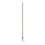 Brass Vertical Electric Towel Radiator 1600 x 73mm - Sagaro