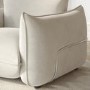 ALMOST PERFECT - Beige Chenille Cloud Armchair - Santo