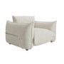 ALMOST PERFECT - Beige Chenille Cloud Armchair - Santo