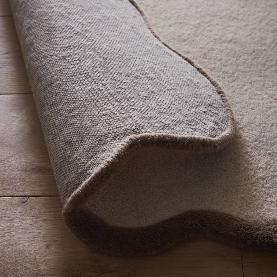 Scalloped Natural Rug - 170 x 120 cm - Elsie - Origins