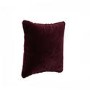 Burgundy Velvet Fibre Filled Sofa Scatter Cushion - 50 x 50cm - Payton