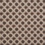 Brown Patterned Velvet Sofa Scatter Cushion with Rope Trim - 45 x 45cm - Eos