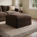 Chocolate Brown Velvet Ottoman Storage Footstool - Sade