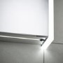 Sensio Ainsley Double Door Chrome Bathroom Mirror Cabinet with Lights & Bluetooth Speaker 664 x 700mm