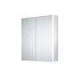 Sensio Ainsley Double Door Chrome Bathroom Mirror Cabinet with Lights & Bluetooth Speaker 664 x 700mm