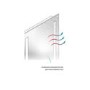 Sensio Ainsley Double Door Chrome Bathroom Mirror Cabinet with Lights & Bluetooth Speaker 664 x 700mm