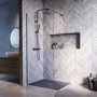 1200x800mm Rectangular Anti-Slip 27mm Slimline Anthracite Stone Resin Shower Tray – Sileti