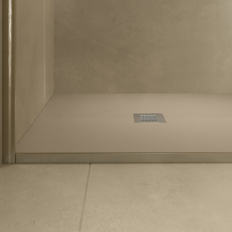 1200x800mm Rectangular Anti-Slip 27mm Slimline Sand Stone Resin Shower Tray – Sileti