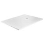 1200x800mm Rectangular Anti-Slip 27mm Slimline White Stone Resin Shower Tray – Sileti